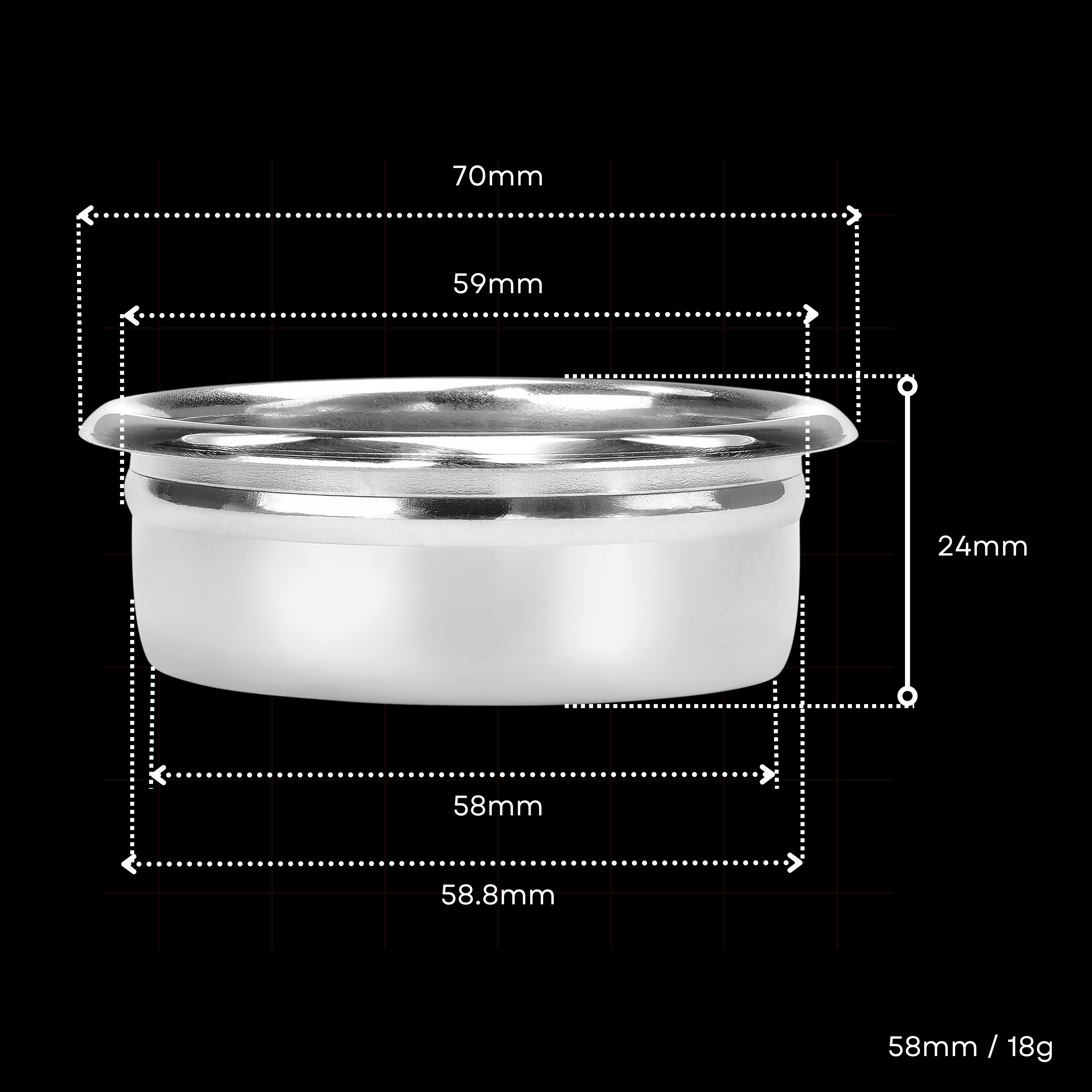 Normcore / Espresso High Extraction Filter Basket - Double Layer