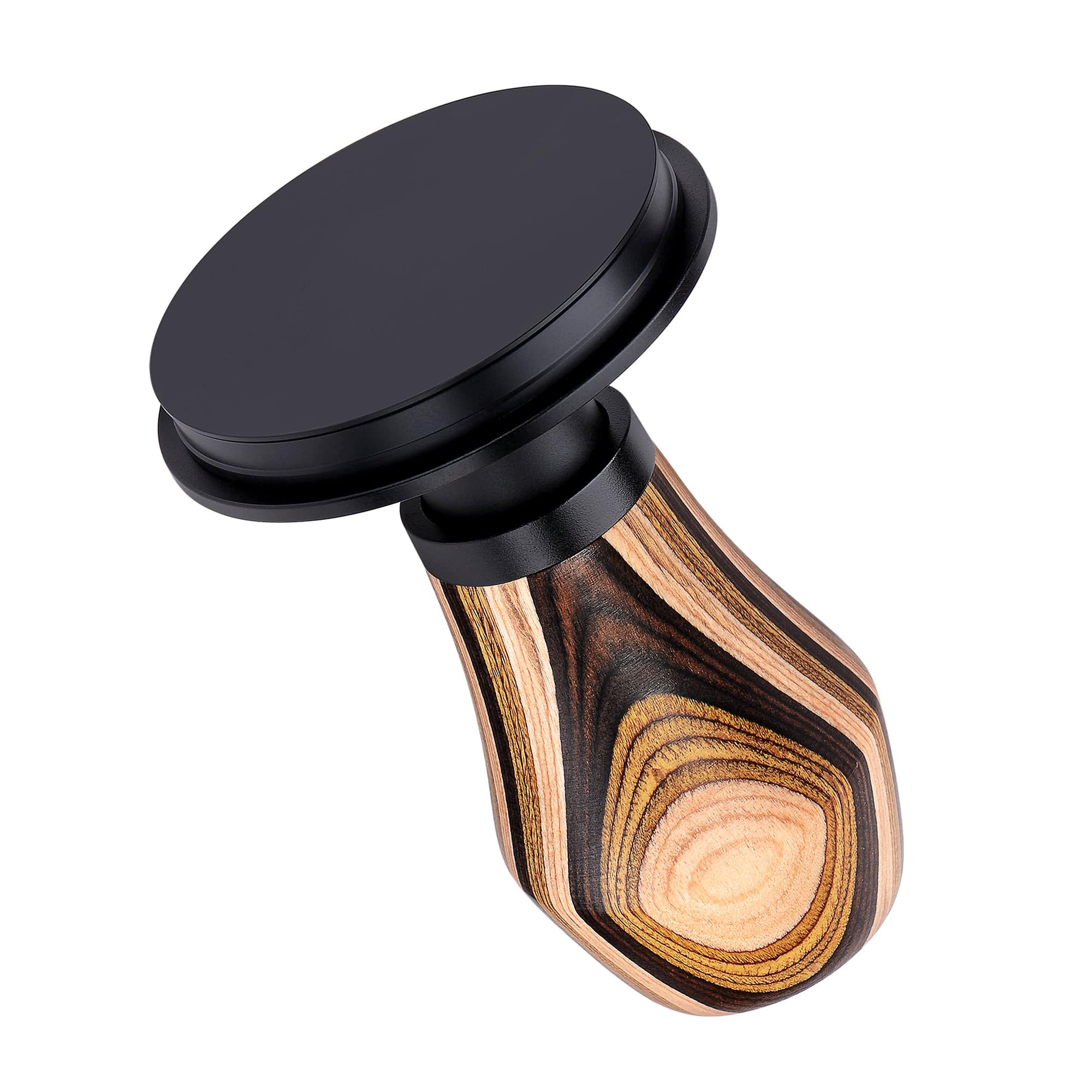 Normcore / V4 Spring-loaded Tamper  - Colorful Wood  - Titanium PVD Coating Base