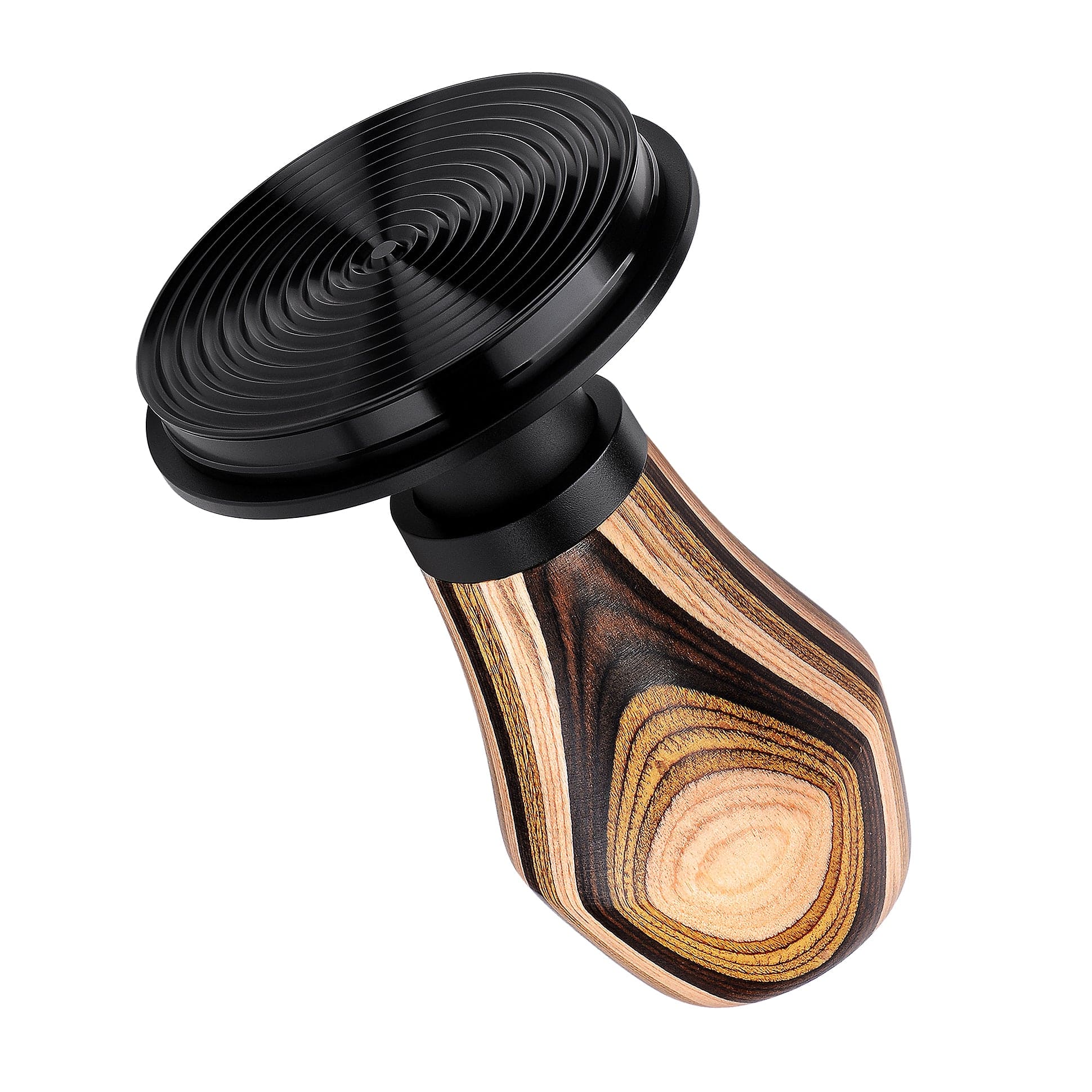 Normcore / V4 Spring-loaded Tamper  - Colorful Wood  - Titanium PVD Coating Base