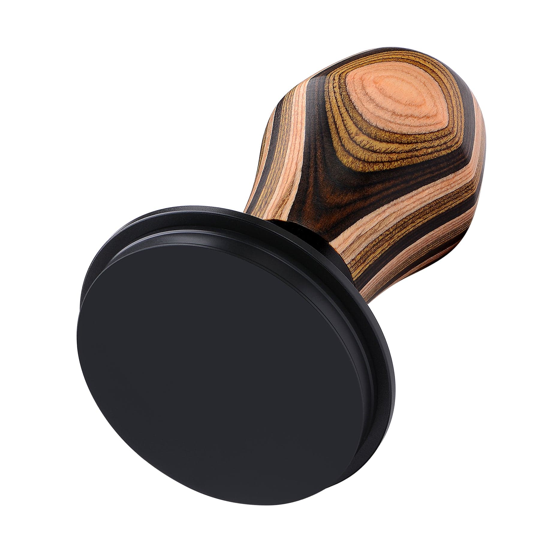 Normcore / V4 Spring-loaded Tamper  - Colorful Wood  - Titanium PVD Coating Base