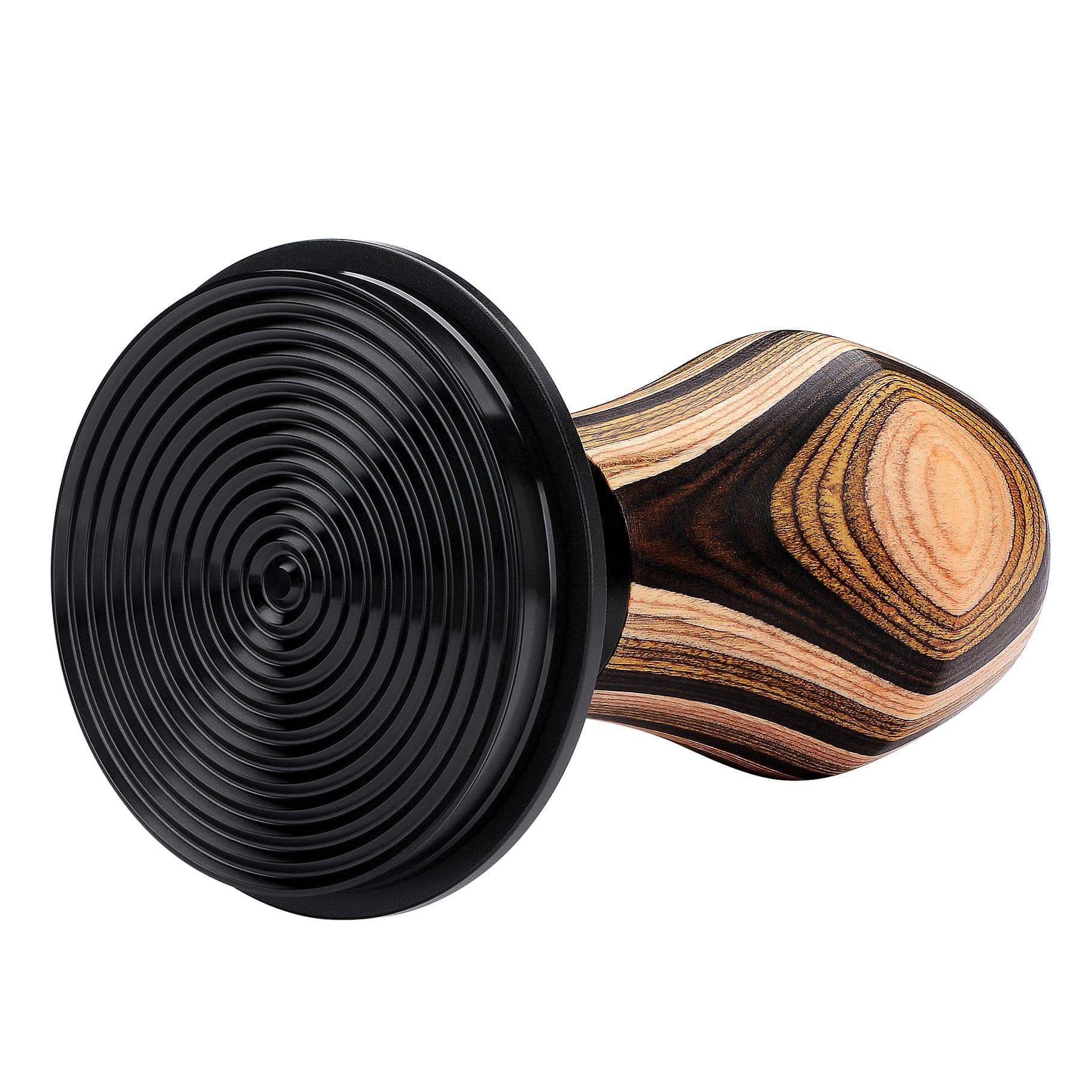 Normcore / V4 Spring-loaded Tamper  - Colorful Wood  - Titanium PVD Coating Base