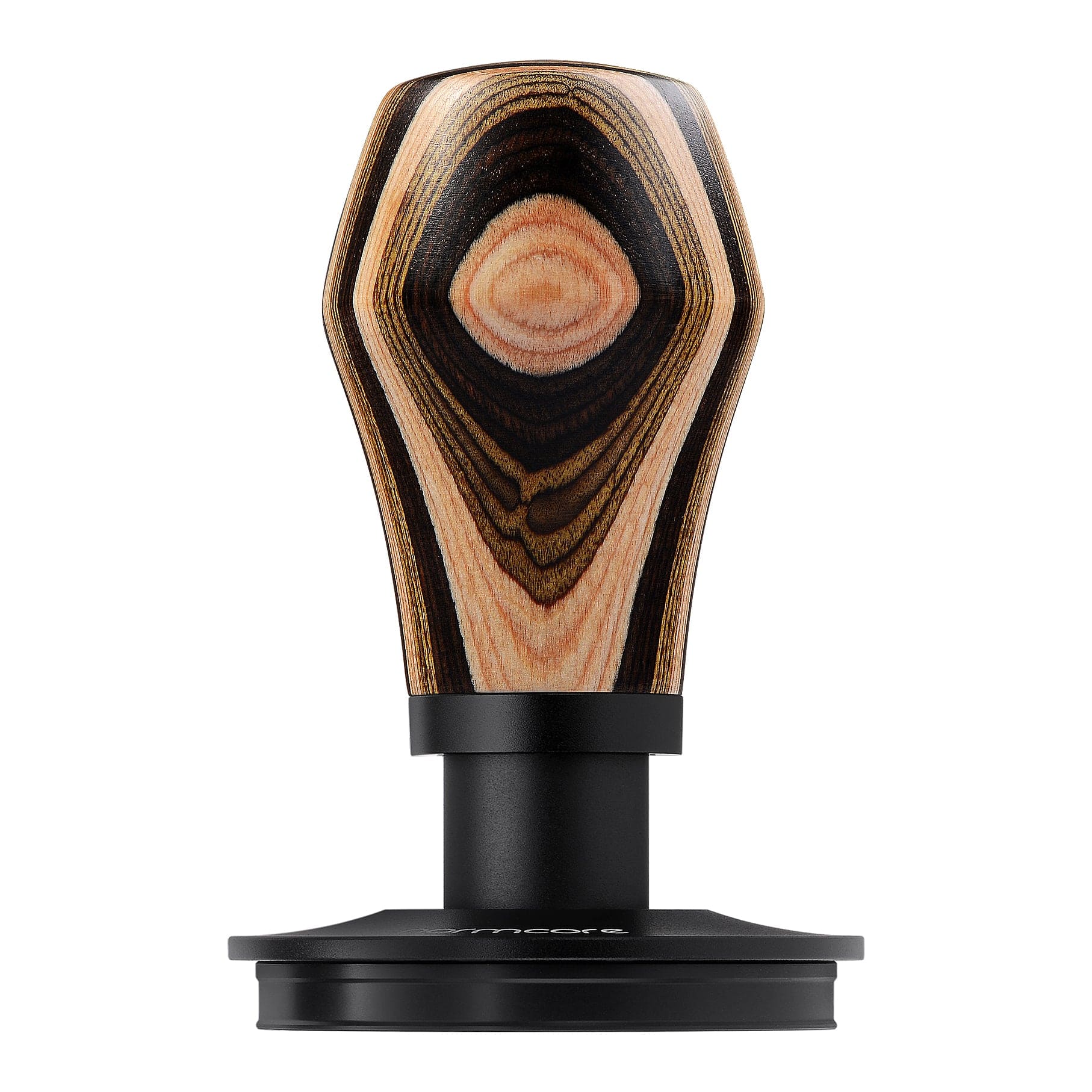 Normcore / V4 Spring-loaded Tamper  - Colorful Wood  - Titanium PVD Coating Base